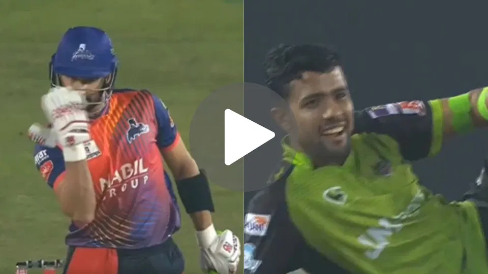 Watch- Sahibzada Farhan's needless sledging reduces him to a joke in BPL 2025-26